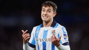 Martín Zubimendi, centrocampista español de la Real Sociedad