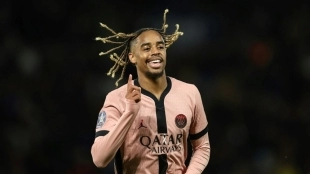 Barcola podría irse del PSG en enero / Besoccer