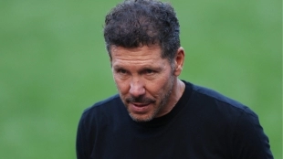 Cholo Simeone, entrenador del Atlético de Madrid 