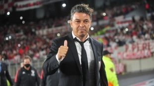 <p>Marcelo Gallardo, coach of River Plate</p>