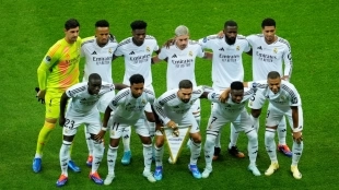 Once titular del Real Madrid