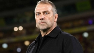 Hansi Flick, current head coach of FC Barcelona.