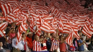 Fans of Atlético Madrid