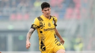 Alessandro Bastoni durante un partido del Inter de Milán