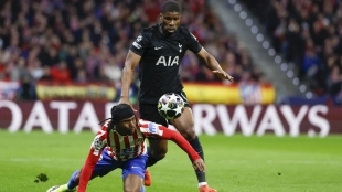 Ademola Lookman during the Atlético de Madrid - Tottenham