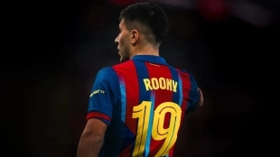Roony Bardghji during a match with Barcelona