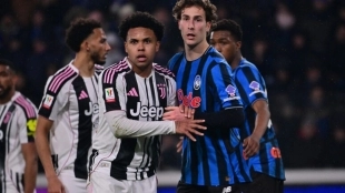 Weston McKennie during a Juventus - Atalanta
