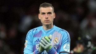 El Real Madrid abre la puerta a Lunin